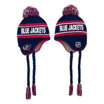 Columbus Blue Jackets căciula de iarnă pentru copii Jacquard Tassel