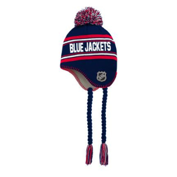 Columbus Blue Jackets căciula de iarnă pentru copii Jacquard Tassel