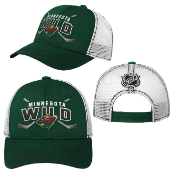 Minnesota Wild șapcă de baseball pentru copii Core Lockup Trucker Snapback