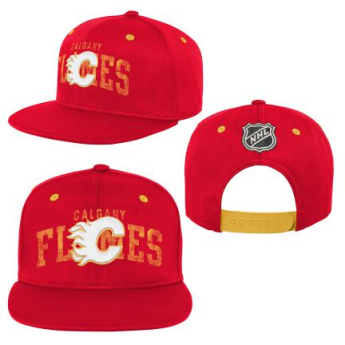 Calgary Flames șapcă flat de copii Life Style Printed Snapback