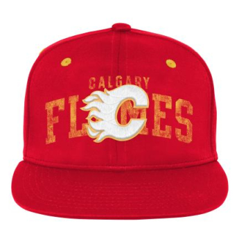 Calgary Flames șapcă flat de copii Life Style Printed Snapback