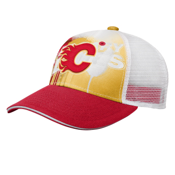 Calgary Flames șapcă de baseball pentru copii Paint Splatter Fashion Meshback