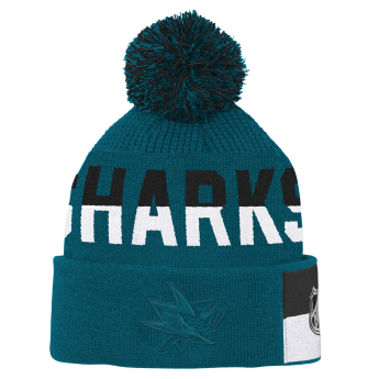 San Jose Sharks căciula de iarnă pentru copii Faceoff Jacquard Knit