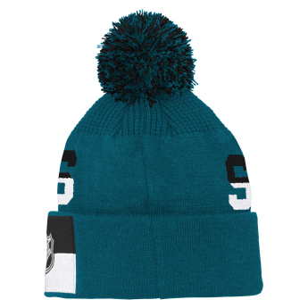 San Jose Sharks căciula de iarnă pentru copii Faceoff Jacquard Knit