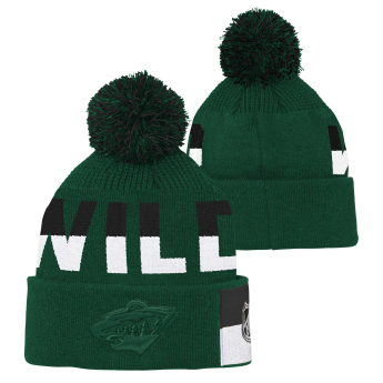 Minnesota Wild căciula de iarnă pentru copii Faceoff Jacquard Knit