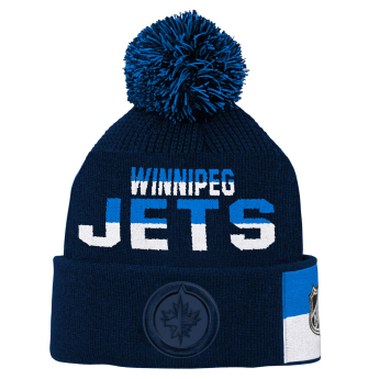 Winnipeg Jets căciula de iarnă pentru copii Faceoff Jacquard Knit