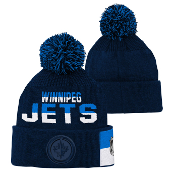 Winnipeg Jets căciula de iarnă pentru copii Faceoff Jacquard Knit