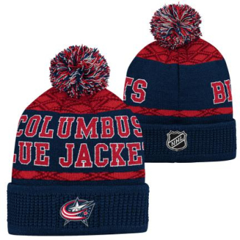 Columbus Blue Jackets căciula de iarnă pentru copii Puck Pattern Cuffed