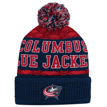 Columbus Blue Jackets căciula de iarnă pentru copii Puck Pattern Cuffed