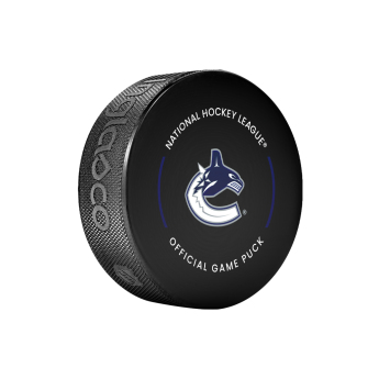 Vancouver Canucks puc Official Game Puck 2022-2023