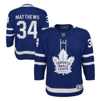 Toronto Maple Leafs tricou de hochei pentru copii Auston Matthews 34 Premier Home