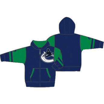 Vancouver Canucks hanorac cu glugă pentru copii Faceoff Colorblocked Fleece Full-Zip