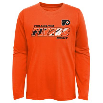 Philadelphia Flyers tricou cu măneci lungi pentru copii Rink Reimagined LS Ultra orange