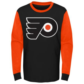 Philadelphia Flyers tricou cu măneci lungi pentru copii Scoring Chance Crew Neck LS