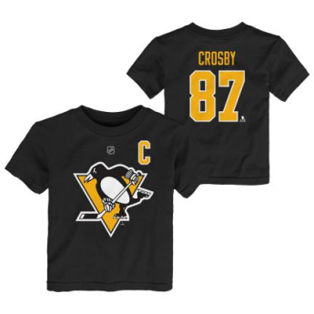 Pittsburgh Penguins tricou de copii Flat Captains Name and Number