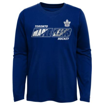 Toronto Maple Leafs tricou cu măneci lungi pentru copii Rink Reimagined LS Ultra blue