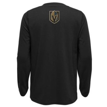 Vegas Golden Knights tricou cu măneci lungi pentru copii Rink Reimagined LS Ultra black