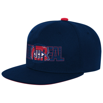 Montreal Canadiens șapcă flat de copii Life Style Graphic Snapback