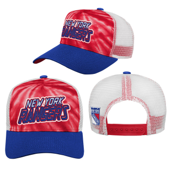 New York Rangers șapcă de baseball pentru copii Santa Cruz Tie Dye Trucker