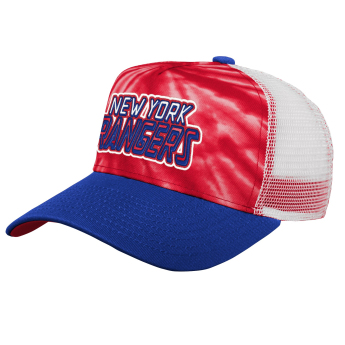 New York Rangers șapcă de baseball pentru copii Santa Cruz Tie Dye Trucker