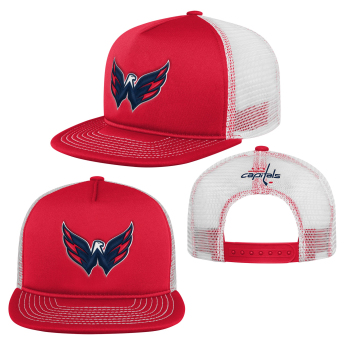 Washington Capitals șapcă flat de copii Foam Front Trucker Snapback