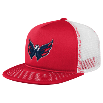 Washington Capitals șapcă flat de copii Foam Front Trucker Snapback