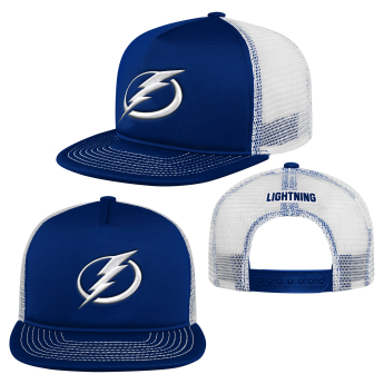 Tampa Bay Lightning șapcă flat de copii Foam Front Trucker Snapback