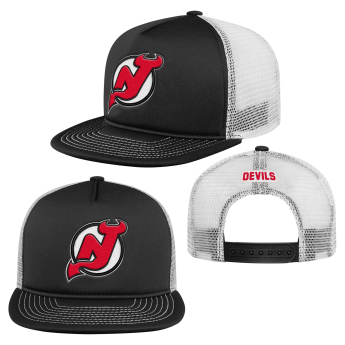 New Jersey Devils șapcă flat de copii Foam Front Trucker Snapback