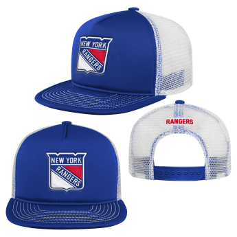 New York Rangers șapcă flat de copii Foam Front Trucker Snapback