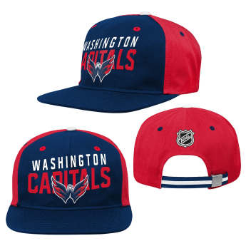 Washington Capitals șapcă flat de copii Life Style Old School Flatbrim