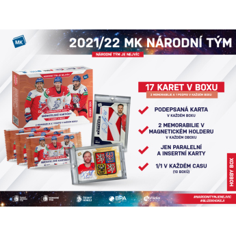 NHL cutii Cărți de hochei NHL Czech hockey national team representation 2022 Hobby box