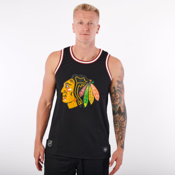 Chicago Blackhawks maiou de bărbați ’47 Grafton Tank black