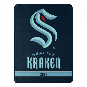 Seattle Kraken pătură Plush Micro Throw Logo