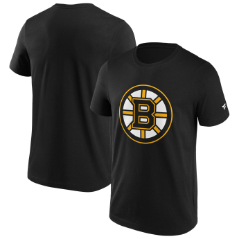 Boston Bruins tricou de bărbați Primary Logo Graphic black