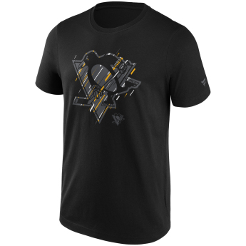 Pittsburgh Penguins tricou de bărbați Etch black