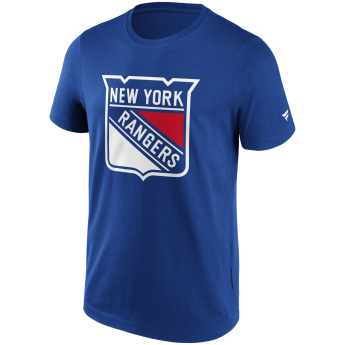 New York Rangers tricou de bărbați Primary Logo Graphic blue