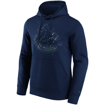 Vancouver Canucks hanorac de bărbați cu glugă Etch Hoodie navy