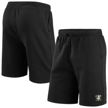 Anaheim Ducks pantaloni scurți pentru bărbați Primary Logo Graphic Sweat Short black