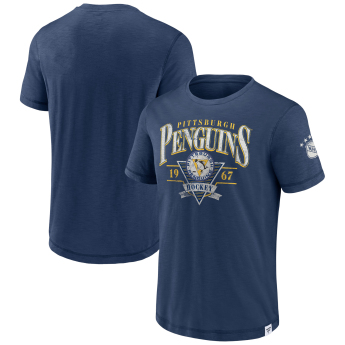 Pittsburgh Penguins tricou de bărbați True Classics Cotton Slub Elevated blue