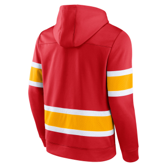 Calgary Flames hanorac de bărbați cu glugă Iconic NHL Exclusive Pullover Hoodie red