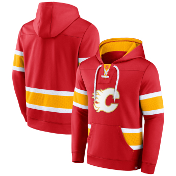 Calgary Flames hanorac de bărbați cu glugă Iconic NHL Exclusive Pullover Hoodie red