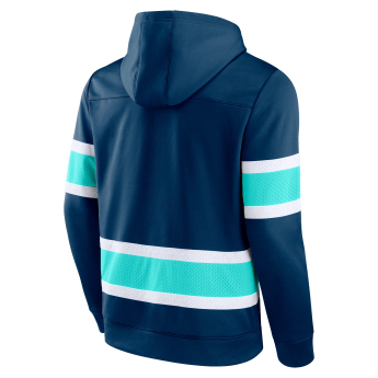 Seattle Kraken hanorac de bărbați cu glugă Iconic NHL Exclusive Pullover Hoodie