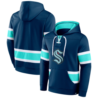Seattle Kraken hanorac de bărbați cu glugă Iconic NHL Exclusive Pullover Hoodie