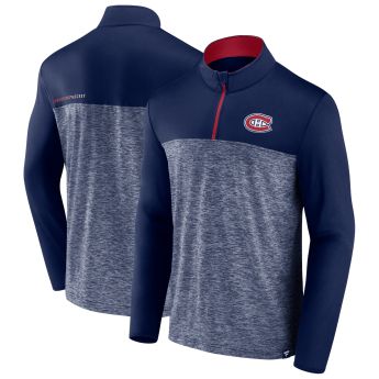 Montreal Canadiens hanorac de bărbați Iconic Defender 1/4 Zip blue