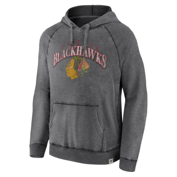 Chicago Blackhawks hanorac de bărbați cu glugă True Classics Washed Pullover Hoodie grey