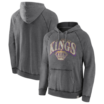 Los Angeles Kings hanorac de bărbați cu glugă True Classics Washed Pullover Hoodie grey