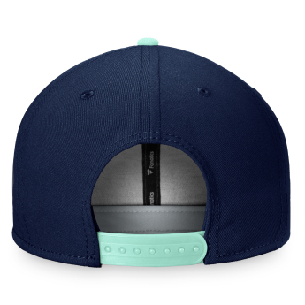 Seattle Kraken șapcă flat Iconic Color Blocked Snapback BG