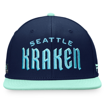 Seattle Kraken șapcă flat Iconic Color Blocked Snapback BG