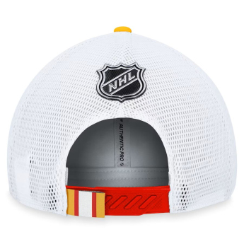 Calgary Flames șapcă de baseball Draft 2023 Podium Trucker Adjustable Authentic Pro