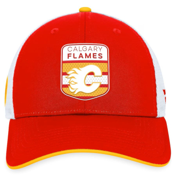 Calgary Flames șapcă de baseball Draft 2023 Podium Trucker Adjustable Authentic Pro